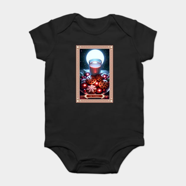 The Christmas Cookie Tarot Card Baby Bodysuit by HolidayBug